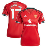 Alejandro Garnacho Manchester United Women's Home 2025/26 Replica Player Jersey Red - Adidas cheap