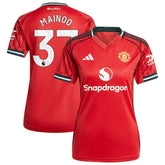 Kobbie Mainoo Manchester United Women's Home 2025/26 Replica Player Jersey Red - Adidas sale