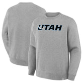 Utah Mammoth Fanatics Combo Legacy Fleece Sweatshirt - Heather Gray - NHL 203124229