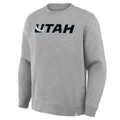 Utah Mammoth Fanatics Combo Legacy Fleece Sweatshirt - Heather Gray - NHL 203124229