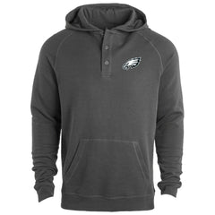 Philadelphia Eagles Dunbrooke Montana Raglan Thermal Hoodie Gray