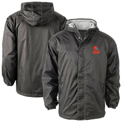 Cleveland Browns Dunbrooke Big & Tall Logo Legacy Stadium Full-Zip Hooded Jacket Black