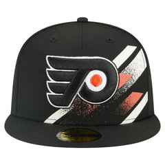Philadelphia Flyers New Era Faded Lines 59FIFTY Fitted Hat - Black - NHL 203126872