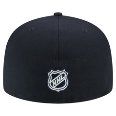 Seattle Kraken New Era Faded Lines 59FIFTY Fitted Hat - Deep Sea Blue - NHL 203126876