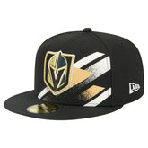 Vegas Golden Knights New Era Faded Lines 59FIFTY Fitted Hat - Black - NHL 203126877