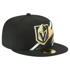 Vegas Golden Knights New Era Faded Lines 59FIFTY Fitted Hat - Black - NHL 203126877