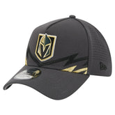 Vegas Golden Knights New Era Zig Zag 39THIRTY A-Frame Perforated Flex Hat - Gray - NHL 203126879