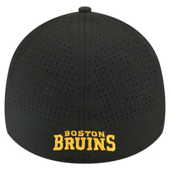 Boston Bruins New Era 39THIRTY A-Frame Perforated Flex Hat - Black - NHL 203126881