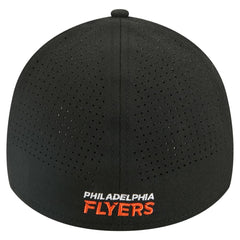 Philadelphia Flyers New Era 39THIRTY A-Frame Perforated Flex Hat - Black - NHL 203126885