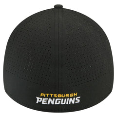 Pittsburgh Penguins New Era 39THIRTY A-Frame Perforated Flex Hat - Black - NHL 203126886