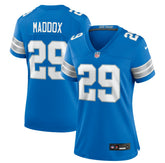 Nike Avonte Maddox Detroit Lions Women's Team Game Jersey Blue