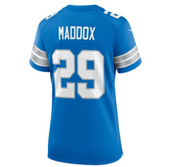 Nike Avonte Maddox Detroit Lions Women's Team Game Jersey Blue