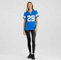 Nike Avonte Maddox Detroit Lions Women's Team Game Jersey Blue