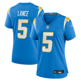 Nike Trey Lance Los Angeles Chargers Women's Team Game Jersey Powder Blue