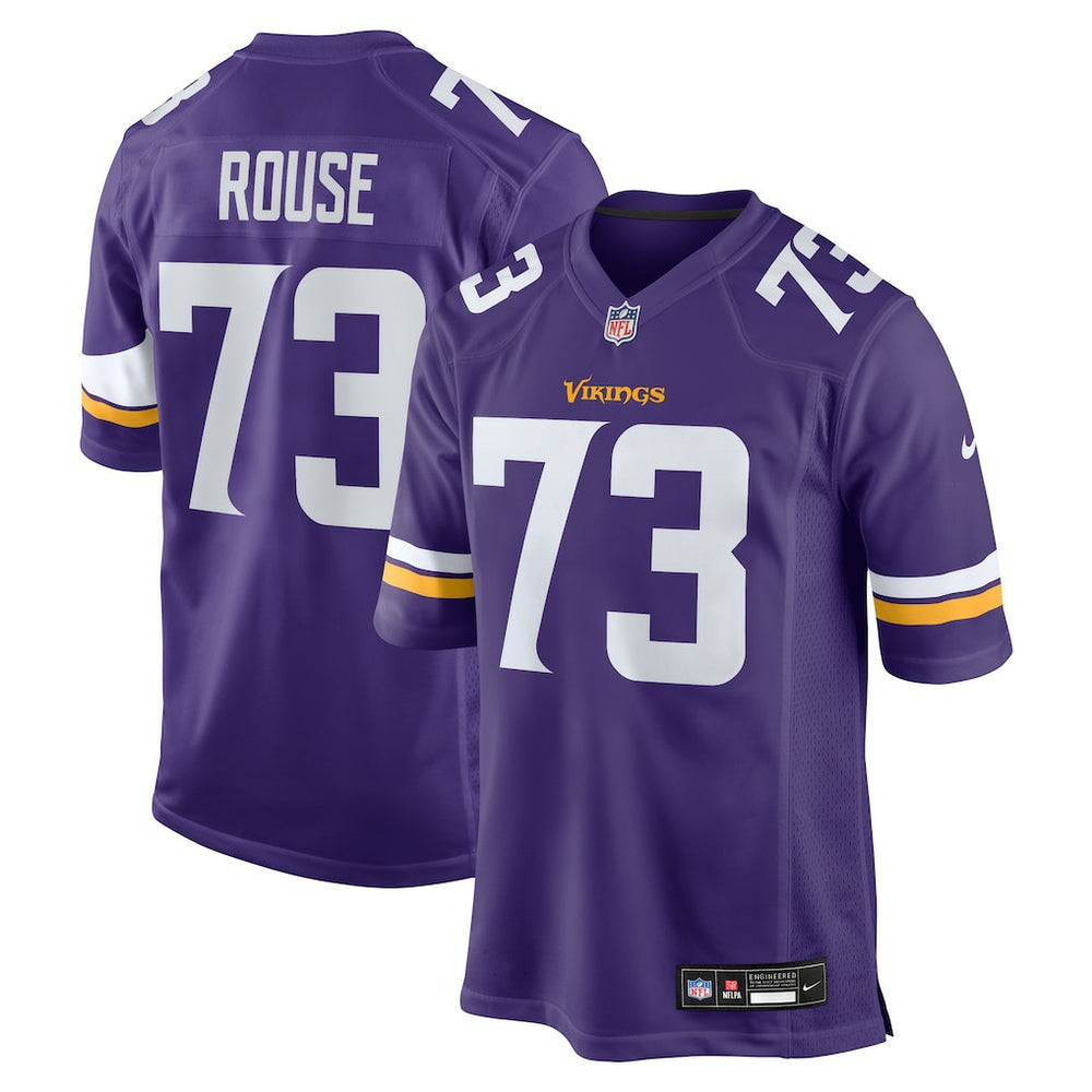 Nike Walter Rouse Minnesota Vikings Team Game Jersey Purple