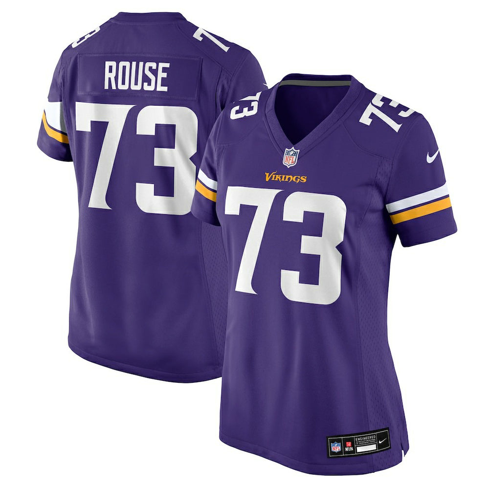 Nike Walter Rouse Minnesota Vikings Women's Team Game Jersey Purple