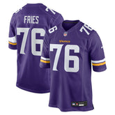 Nike Will Fries Minnesota Vikings Team Game Jersey Purple