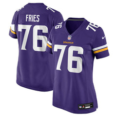 Nike Will Fries Minnesota Vikings Women's Team Game Jersey Purple
