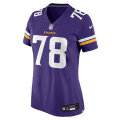 Nike Ryan Kelly Minnesota Vikings Women's Team Game Jersey Purple