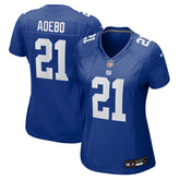 Nike Paulson Adebo New York Giants Women's Team Game Jersey Royal