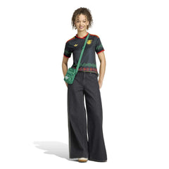 Jamaica National Team Women's 2026 Away Replica Jersey Black - Adidas for sale