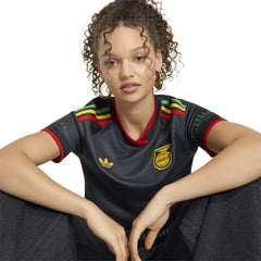 Jamaica National Team Women's 2026 Away Replica Jersey Black - Adidas for sale