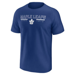 Toronto Maple Leafs Fanatics Established Raglan T-Shirt - Blue - NHL 203127088