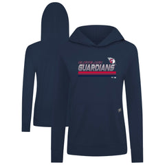 Cleveland Guardians Levelwear Women's Relay Breaker Pullover Hoodie - Navy - MLB on Sale