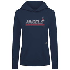 Los Angeles Angels Levelwear Women's Relay Breaker Pullover Hoodie - Navy - MLB Discount