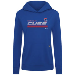 Chicago Cubs Levelwear Women's Relay Breaker Pullover Hoodie - Royal - MLB on Sale