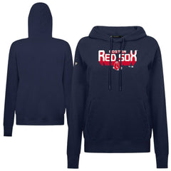 Boston Red Sox Levelwear Women's Adorn Retro 3D Pullover Hoodie - Navy - MLB on Sale