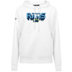 Tampa Bay Rays Levelwear Women's Adorn Retro 3D Pullover Hoodie - White - MLB Lifestyle