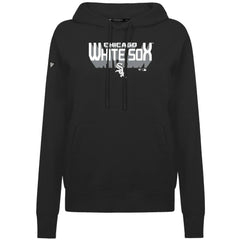 Chicago White Sox Levelwear Women's Adorn Retro 3D Pullover Hoodie - Black - MLB Discount