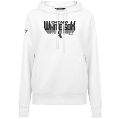 Chicago White Sox Levelwear Women's Adorn Retro 3D Pullover Hoodie - White - MLB Discount