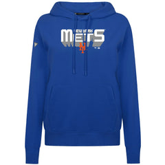 New York Mets Levelwear Women's Adorn Retro 3D Pullover Hoodie - Royal - MLB Online