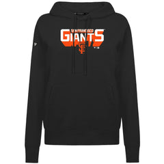 San Francisco Giants Levelwear Women's Adorn Retro 3D Pullover Hoodie - Black - MLB Sale