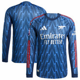 Arsenal 2025/26 Away Long Sleeve Jersey with Patch Blue - Adidas Discount