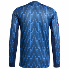 Arsenal 2025/26 Away Long Sleeve Jersey with Patch Blue - Adidas Discount