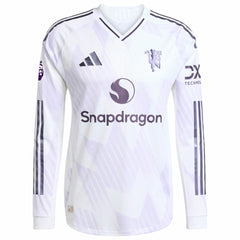 Manchester United 2025/26 Away Long Sleeve Jersey White - Adidas outlet
