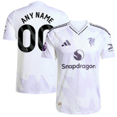 Manchester United 2025/26 Away Custom Jersey White - Adidas