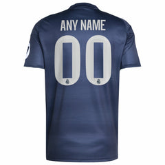 Real Madrid 2025/26 Away Replica Custom Jersey Blue - Adidas