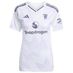 Manchester United Women's 2025/26 Away Replica Custom Jersey White - Adidas outlet