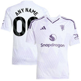 Manchester United Youth 2025/26 Away Replica Custom Jersey White - Adidas sale
