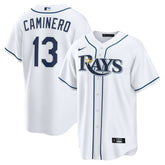 Junior Caminero Tampa Bay Rays Nike Youth Home Replica Jersey - White - Nike Sale