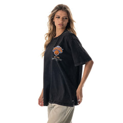 New York Knicks The Wild Collective Unisex Oversized Streetwear T-Shirt Black