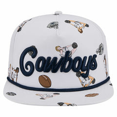 Dallas Cowboys New Era Team Cheer 19TWENTY Snapback Hat White
