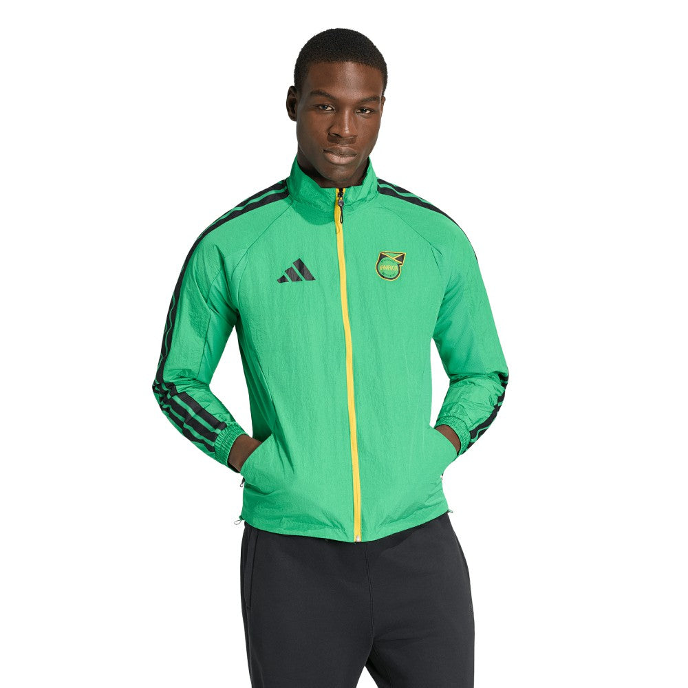 Jamaica National Team Anthem Full-Zip Jacket Green - Adidas outlet