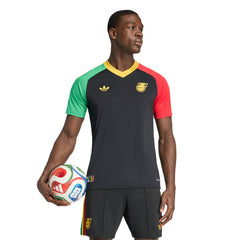 Jamaica National Team 2026 Pre-Match Training Jersey Black - Adidas