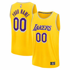 Los Angeles Lakers Fast Break Custom Jersey Icon Edition Gold | Fanatics discount
