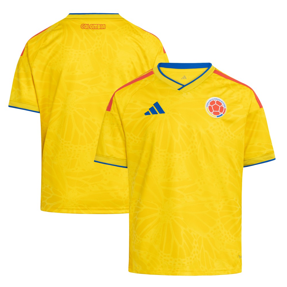 Colombia National Team Youth FIFA x World Cup 2026 Home Replica Jersey Yellow - Adidas outlet